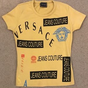 Versace Jeans Couture Yellow Tee